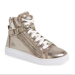 MICHAEL KORS SNEAKERS SIZE 5 "IVY RORY GUNMETAL"